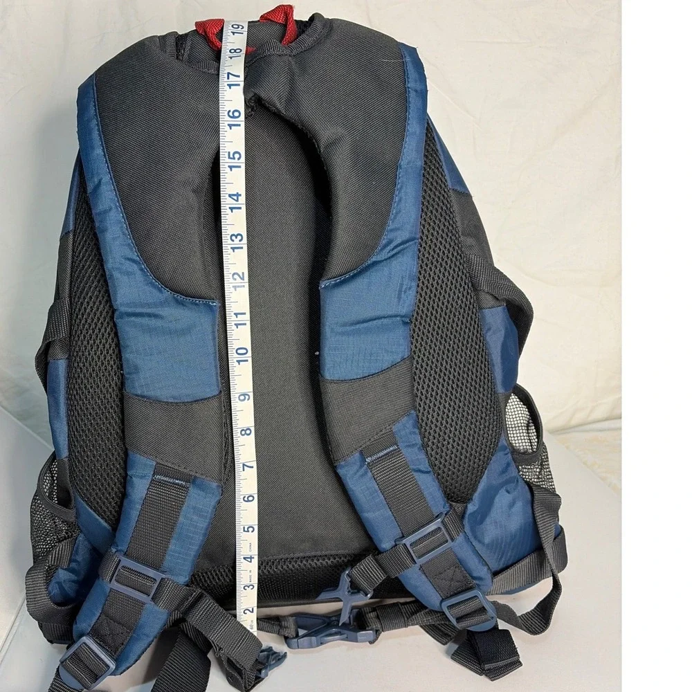 Outdoor Products 30L Backpack Navy Blue Black Hiking School Daypack Bag